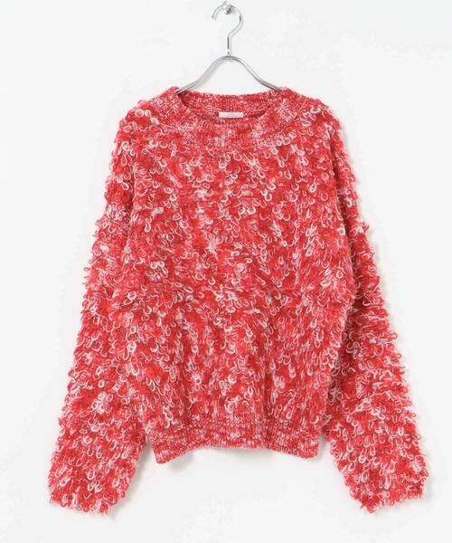 URBAN RESEARCH ITEMS / アーバンリサーチ アイテムズ ニット・セーター | ループ編みミックスニット | 詳細6