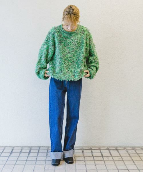 URBAN RESEARCH ITEMS / アーバンリサーチ アイテムズ ニット・セーター | ループ編みミックスニット | 詳細11