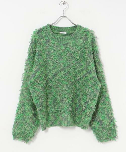 URBAN RESEARCH ITEMS / アーバンリサーチ アイテムズ ニット・セーター | ループ編みミックスニット | 詳細13