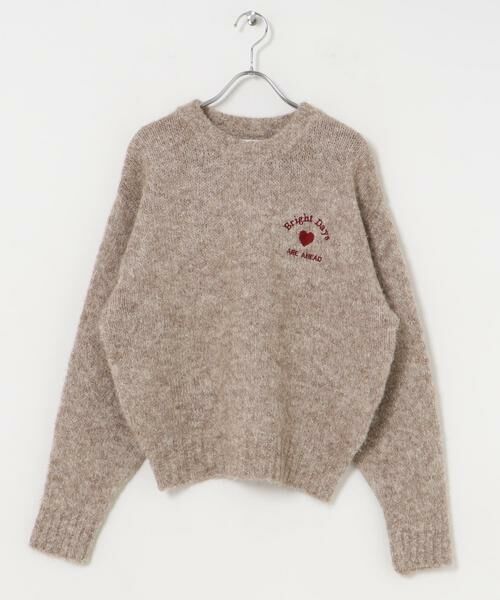 URBAN RESEARCH ITEMS / アーバンリサーチ アイテムズ ニット・セーター | 刺繍ロゴニット | 詳細7