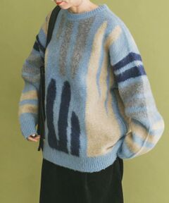 URBAN RESEARCH ITEMS / アーバンリサーチ アイテムズ ニット・セーター | シャギーモチーフビッグニット