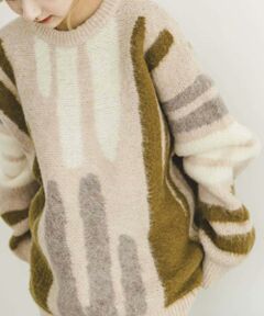 URBAN RESEARCH ITEMS / アーバンリサーチ アイテムズ ニット・セーター | シャギーモチーフビッグニット