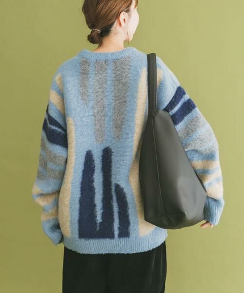 URBAN RESEARCH ITEMS / アーバンリサーチ アイテムズ ニット・セーター | シャギーモチーフビッグニット | 詳細2