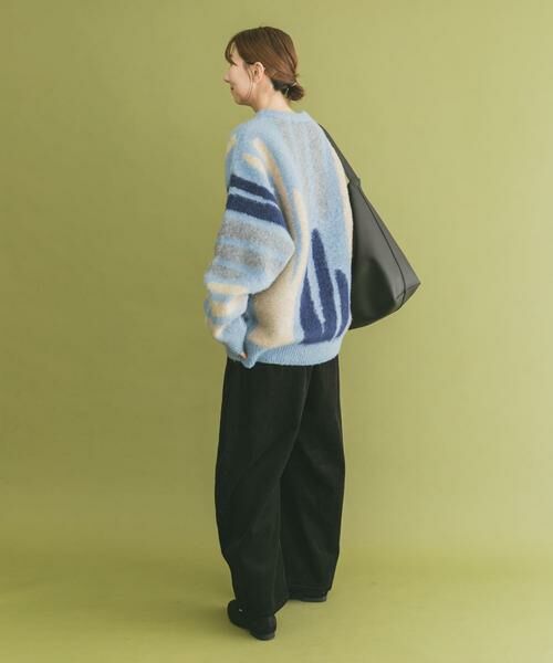 URBAN RESEARCH ITEMS / アーバンリサーチ アイテムズ ニット・セーター | シャギーモチーフビッグニット | 詳細5