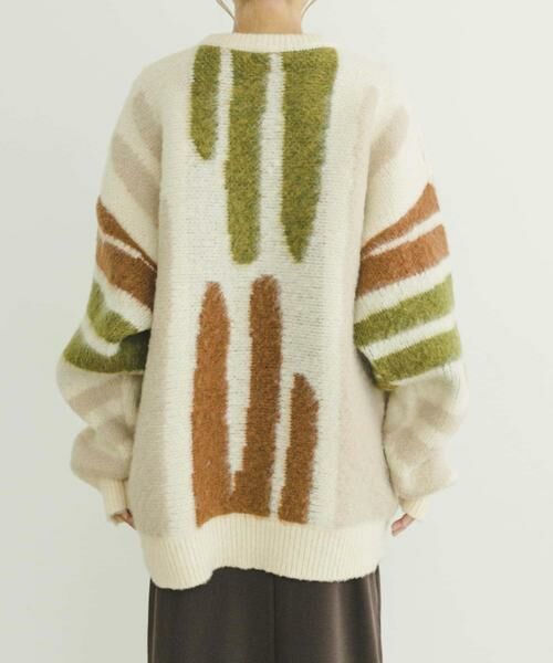 URBAN RESEARCH ITEMS / アーバンリサーチ アイテムズ ニット・セーター | シャギーモチーフビッグニット | 詳細28