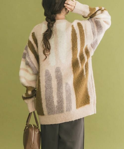 URBAN RESEARCH ITEMS / アーバンリサーチ アイテムズ ニット・セーター | シャギーモチーフビッグニット | 詳細21