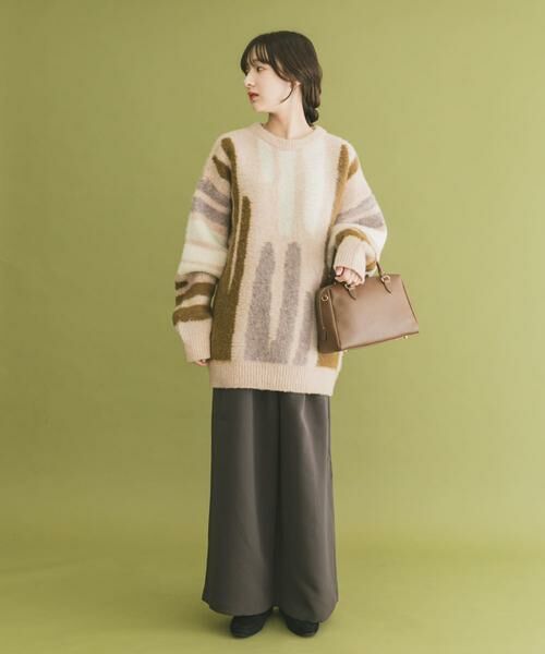 URBAN RESEARCH ITEMS / アーバンリサーチ アイテムズ ニット・セーター | シャギーモチーフビッグニット | 詳細23