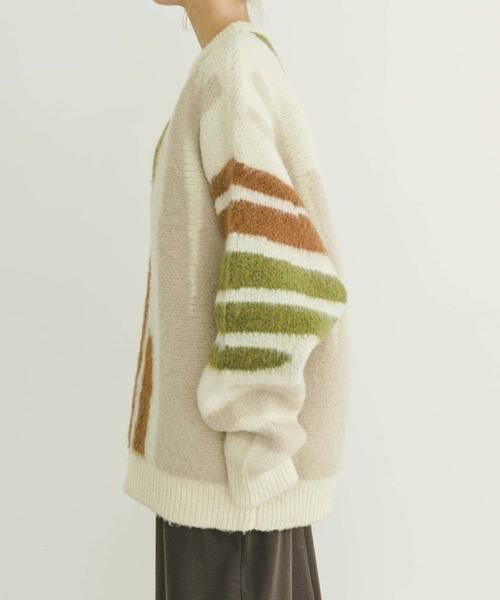 URBAN RESEARCH ITEMS / アーバンリサーチ アイテムズ ニット・セーター | シャギーモチーフビッグニット | 詳細27