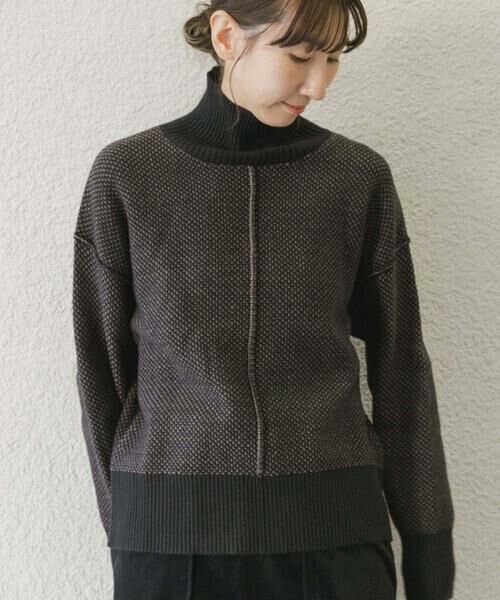 URBAN RESEARCH ITEMS / アーバンリサーチ アイテムズ ニット・セーター | ハイネックワイドニット(ブラウン系その他)