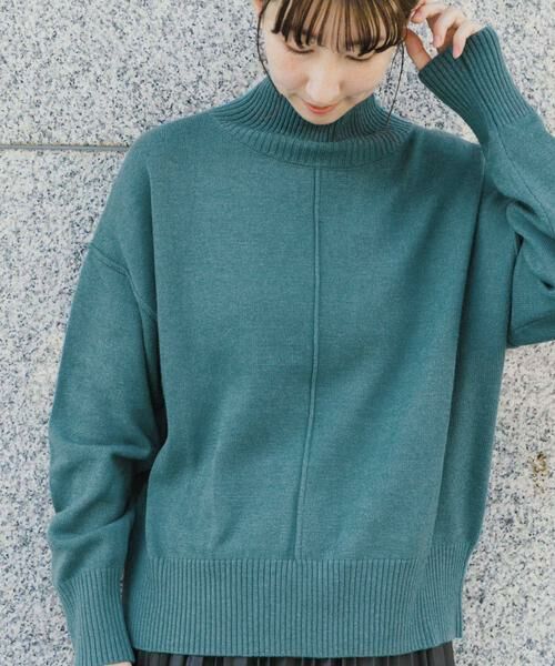 URBAN RESEARCH ITEMS/アーバンリサーチ アイテムズ ハイネックワイドニット ブルー系その他 FREE URBAN RESEARCH ITEMS/アーバンリサーチ アイテムズ ハイネックワイドニット ブルー系その他 FREE