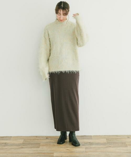 URBAN RESEARCH ITEMS / アーバンリサーチ アイテムズ ニット・セーター | ミックスシャギーハイネックニット | 詳細2