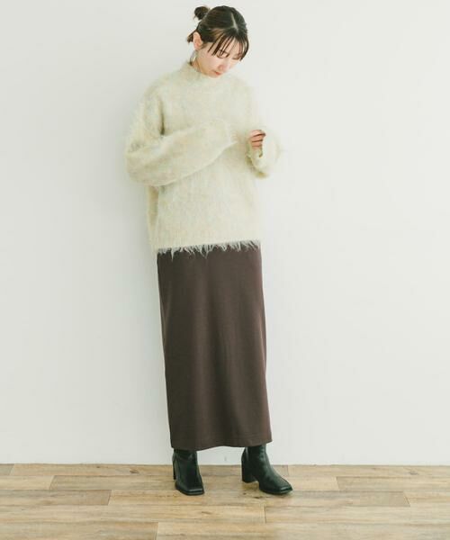 URBAN RESEARCH ITEMS / アーバンリサーチ アイテムズ ニット・セーター | ミックスシャギーハイネックニット | 詳細3