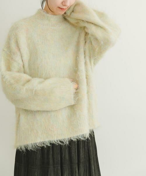 URBAN RESEARCH ITEMS / アーバンリサーチ アイテムズ ニット・セーター | ミックスシャギーハイネックニット | 詳細6