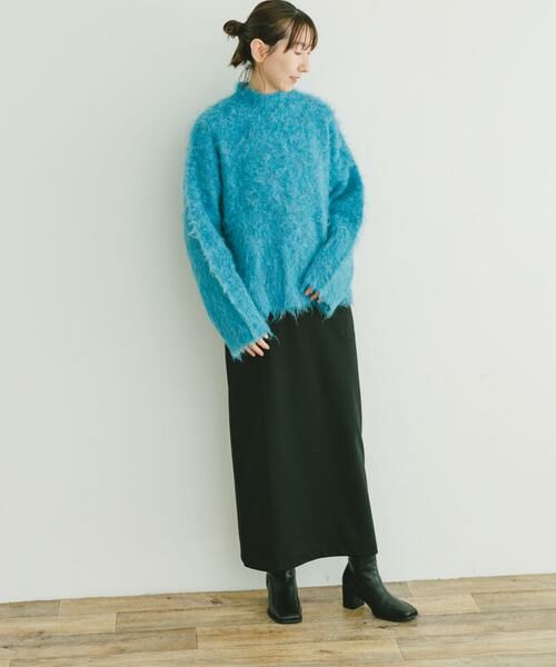 URBAN RESEARCH ITEMS / アーバンリサーチ アイテムズ ニット・セーター | ミックスシャギーハイネックニット | 詳細12