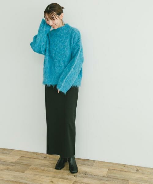URBAN RESEARCH ITEMS / アーバンリサーチ アイテムズ ニット・セーター | ミックスシャギーハイネックニット | 詳細13
