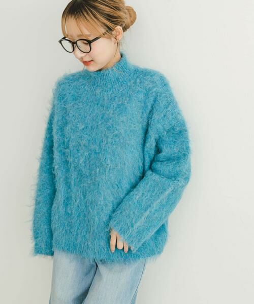 URBAN RESEARCH ITEMS / アーバンリサーチ アイテムズ ニット・セーター | ミックスシャギーハイネックニット | 詳細14