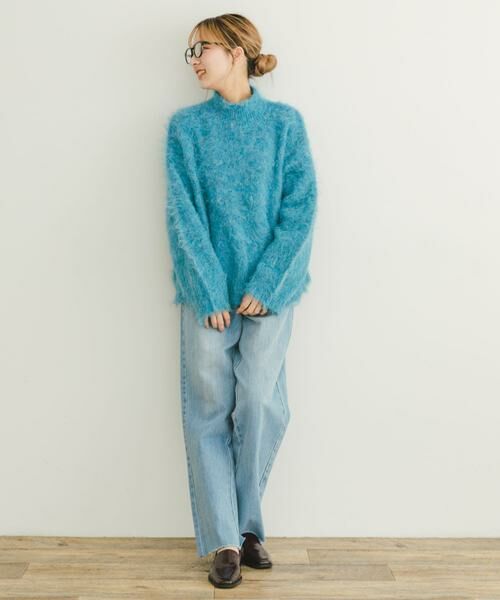 URBAN RESEARCH ITEMS / アーバンリサーチ アイテムズ ニット・セーター | ミックスシャギーハイネックニット | 詳細16