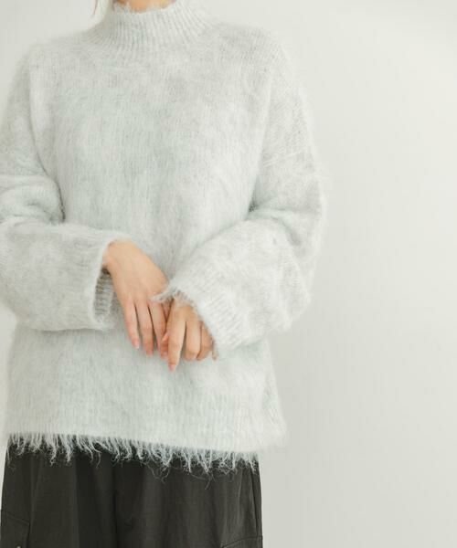 URBAN RESEARCH ITEMS / アーバンリサーチ アイテムズ ニット・セーター | ミックスシャギーハイネックニット | 詳細24