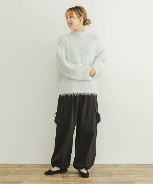 URBAN RESEARCH ITEMS / アーバンリサーチ アイテムズ ニット・セーター | ミックスシャギーハイネックニット | 詳細25