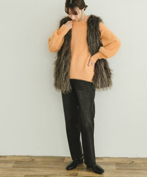 URBAN RESEARCH ITEMS / アーバンリサーチ アイテムズ ニット・セーター | シャギークルーネックニット | 詳細4