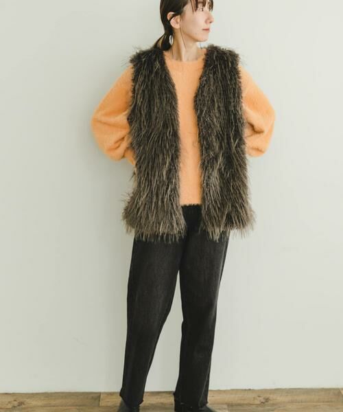 URBAN RESEARCH ITEMS / アーバンリサーチ アイテムズ ニット・セーター | シャギークルーネックニット | 詳細5