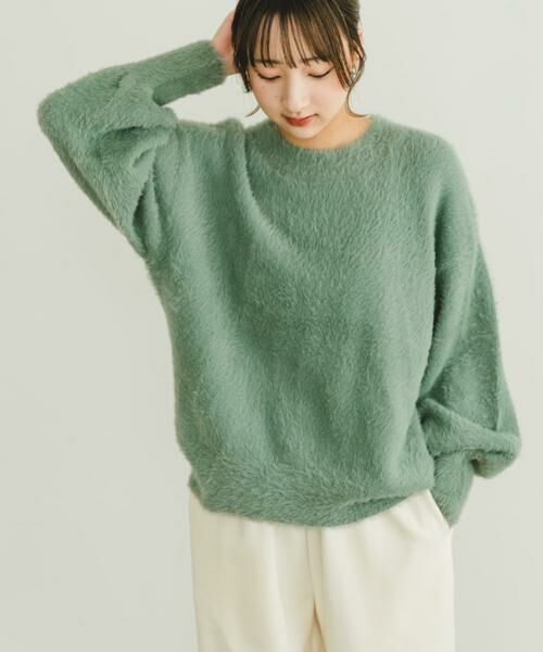 URBAN RESEARCH ITEMS / アーバンリサーチ アイテムズ ニット・セーター | シャギークルーネックニット | 詳細11