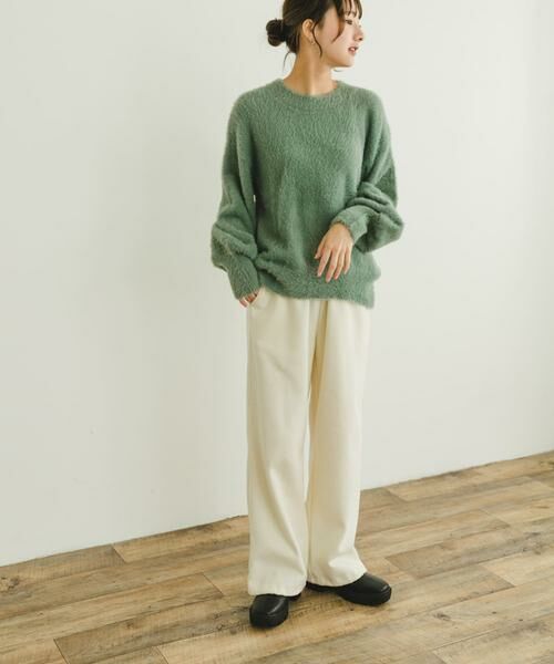 URBAN RESEARCH ITEMS / アーバンリサーチ アイテムズ ニット・セーター | シャギークルーネックニット | 詳細13