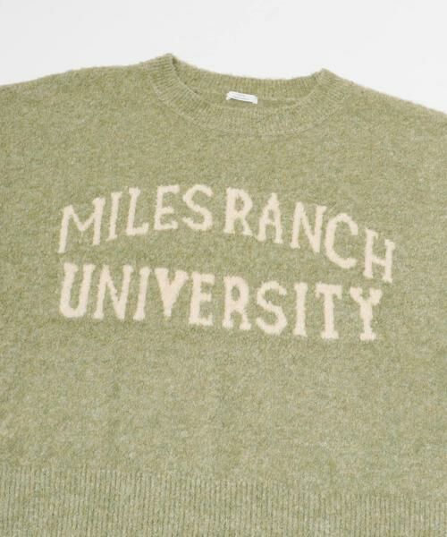 URBAN RESEARCH ITEMS / アーバンリサーチ アイテムズ ニット・セーター | ブークレビッグロゴニット | 詳細4