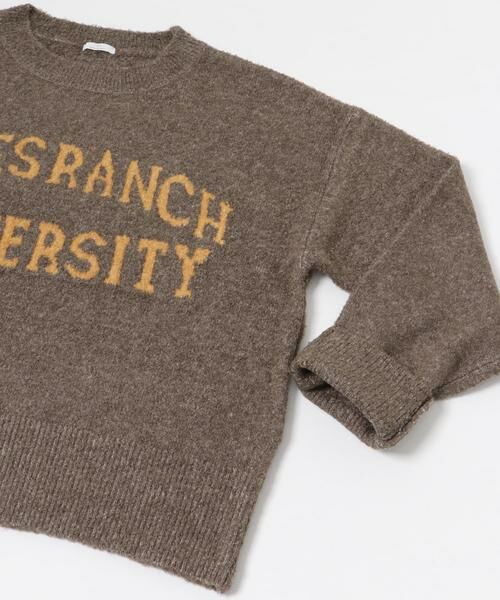 URBAN RESEARCH ITEMS / アーバンリサーチ アイテムズ ニット・セーター | ブークレビッグロゴニット | 詳細10