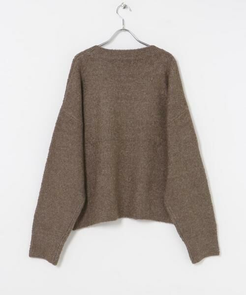URBAN RESEARCH ITEMS / アーバンリサーチ アイテムズ ニット・セーター | ブークレビッグロゴニット | 詳細11