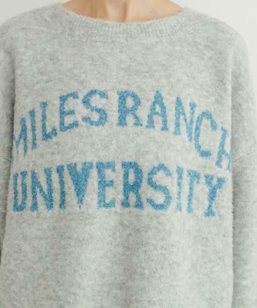 URBAN RESEARCH ITEMS / アーバンリサーチ アイテムズ ニット・セーター | ブークレビッグロゴニット | 詳細18