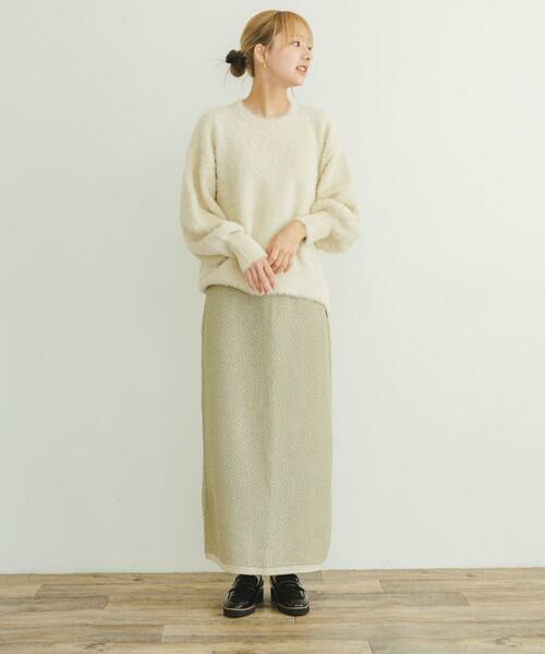 URBAN RESEARCH ITEMS / アーバンリサーチ アイテムズ スカート | ラメメッシュニットスカート | 詳細12