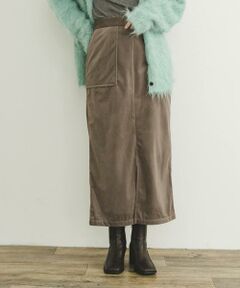 URBAN RESEARCH ITEMS / アーバンリサーチ アイテムズ スカート | スムースベロアタイトスカート