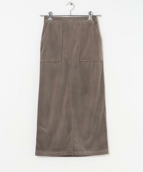 URBAN RESEARCH ITEMS / アーバンリサーチ アイテムズ スカート | スムースベロアタイトスカート | 詳細10