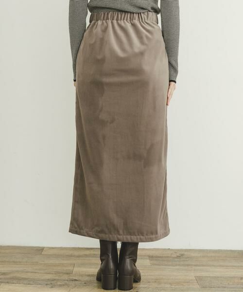 URBAN RESEARCH ITEMS / アーバンリサーチ アイテムズ スカート | スムースベロアタイトスカート | 詳細7