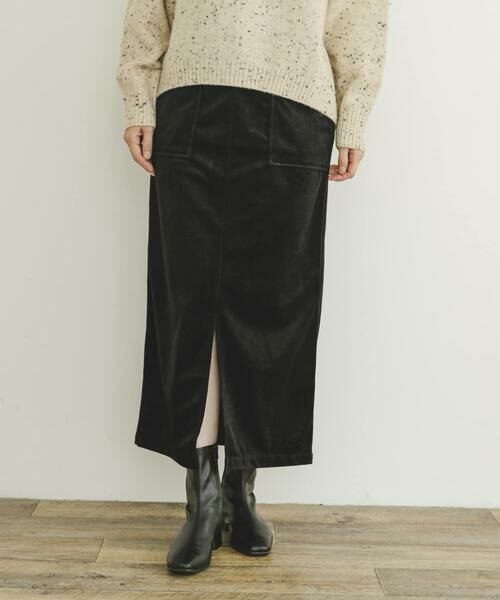 URBAN RESEARCH ITEMS / アーバンリサーチ アイテムズ スカート | スムースベロアタイトスカート | 詳細12