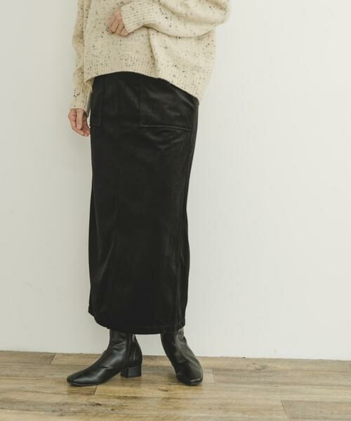 URBAN RESEARCH ITEMS / アーバンリサーチ アイテムズ スカート | スムースベロアタイトスカート | 詳細13