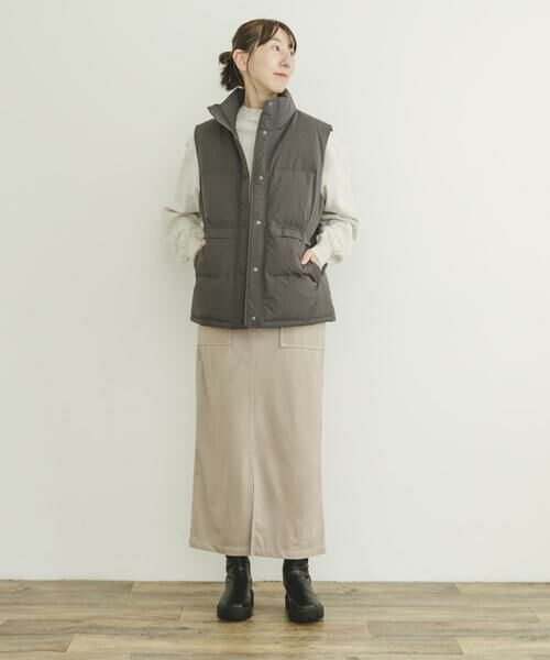 URBAN RESEARCH ITEMS / アーバンリサーチ アイテムズ スカート | スムースベロアタイトスカート | 詳細22