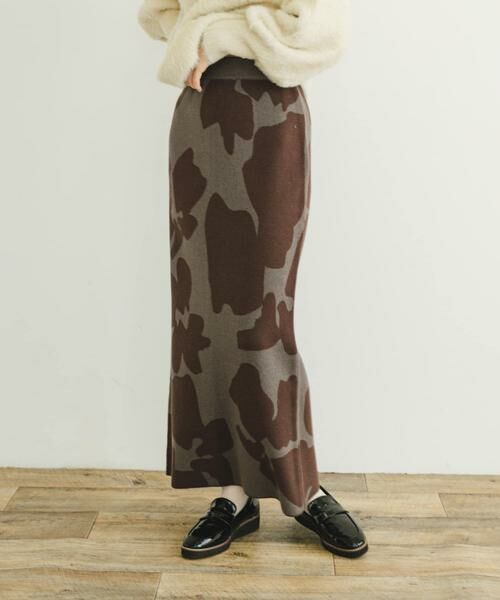 URBAN RESEARCH ITEMS/アーバンリサーチ アイテムズ ニットロングスカート ブラウン系その他 FREE URBAN RESEARCH ITEMS/アーバンリサーチ アイテムズ ニットロングスカート ブラウン系その他 FREE