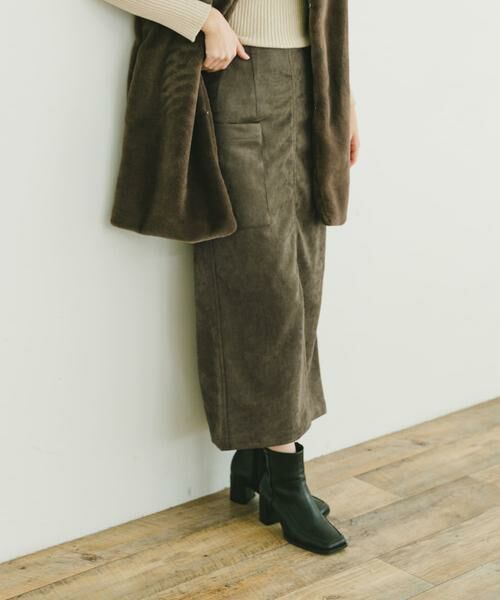 URBAN RESEARCH ITEMS / アーバンリサーチ アイテムズ スカート | フェイクスエードタイトスカート | 詳細2