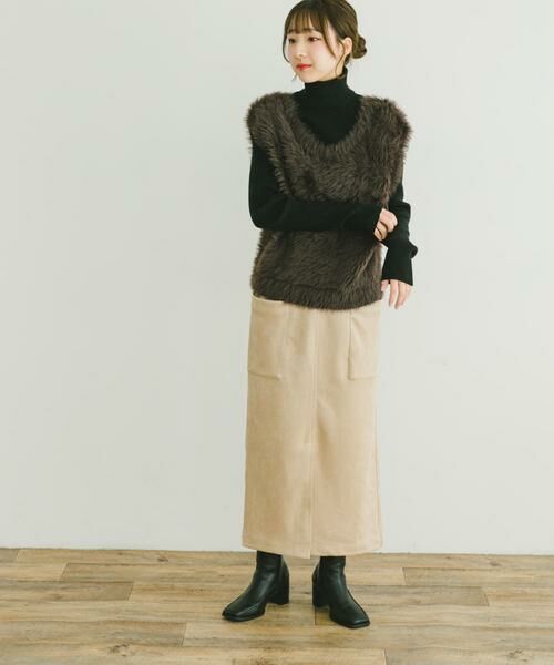 URBAN RESEARCH ITEMS / アーバンリサーチ アイテムズ スカート | フェイクスエードタイトスカート | 詳細21