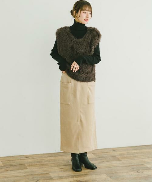 URBAN RESEARCH ITEMS / アーバンリサーチ アイテムズ スカート | フェイクスエードタイトスカート | 詳細22