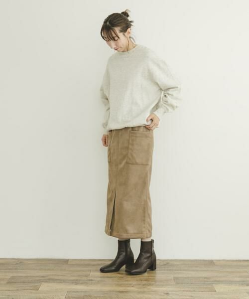 URBAN RESEARCH ITEMS / アーバンリサーチ アイテムズ スカート | フェイクスエードタイトスカート | 詳細9