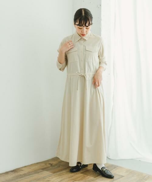 URBAN RESEARCH ITEMS/アーバンリサーチ アイテムズ ピケロングシャツワンピース グレー系その他 FREE URBAN RESEARCH ITEMS/アーバンリサーチ アイテムズ ピケロングシャツワンピース グレー系その他 FREE