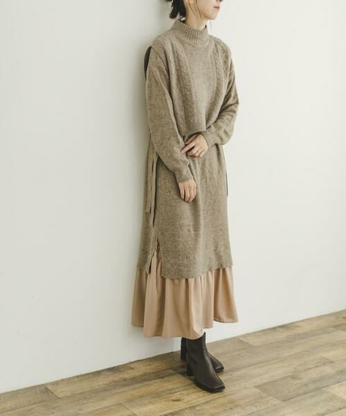 URBAN RESEARCH ITEMS / アーバンリサーチ アイテムズ ワンピース | ニットベストセットワンピース | 詳細2
