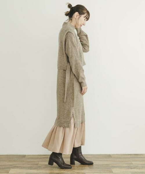 URBAN RESEARCH ITEMS / アーバンリサーチ アイテムズ ワンピース | ニットベストセットワンピース | 詳細5