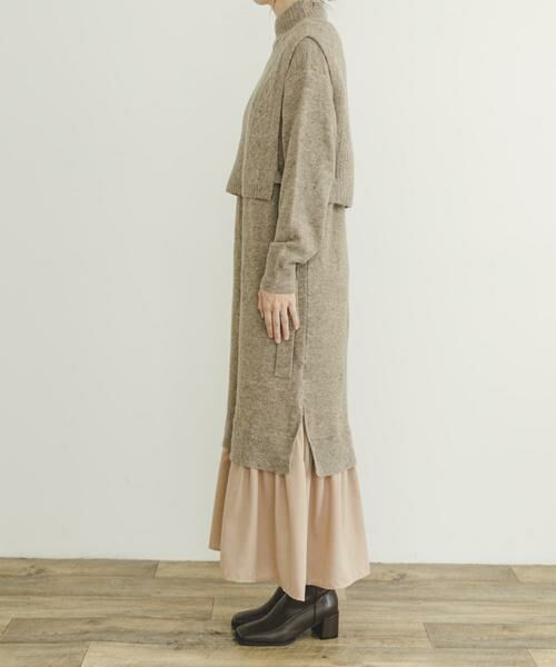URBAN RESEARCH ITEMS / アーバンリサーチ アイテムズ ワンピース | ニットベストセットワンピース | 詳細9