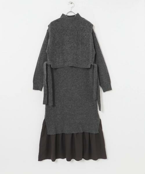 URBAN RESEARCH ITEMS / アーバンリサーチ アイテムズ ワンピース | ニットベストセットワンピース | 詳細27