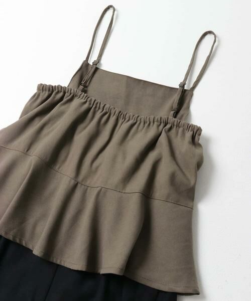 URBAN RESEARCH ITEMS / アーバンリサーチ アイテムズ ワンピース | ペプラムキャミオールインワン | 詳細10