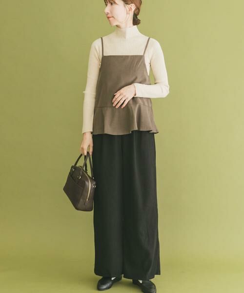 URBAN RESEARCH ITEMS / アーバンリサーチ アイテムズ ワンピース | ペプラムキャミオールインワン | 詳細5